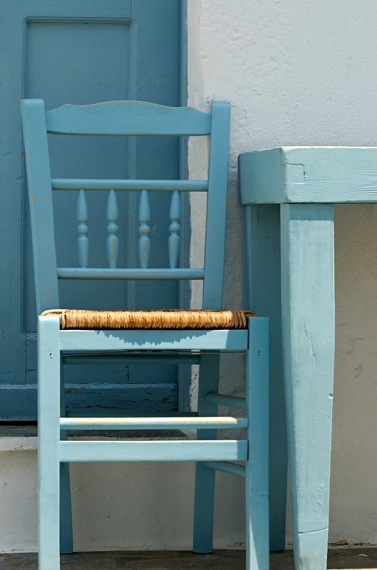 Modrá židle (Chorio)